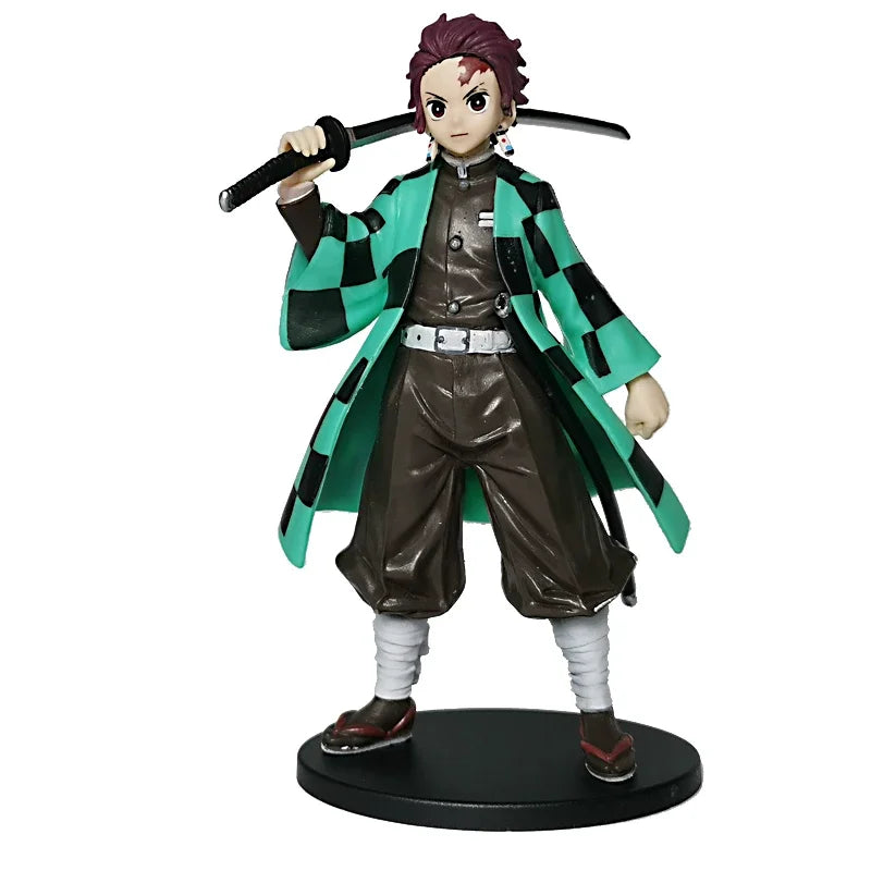 Demon Slayer Figures – Tanjiro, Nezuko, Zenitsu & Inosuke, Figures Colecionáveis
