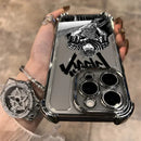 Case Berserk Guts – Anti-Impacto Airbag para iPhone | Acabamento Premium Plating & Estilo Anime