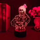 Luminária 3D LED Jujutsu Kaisen – Gojo, Sukuna e Megumi