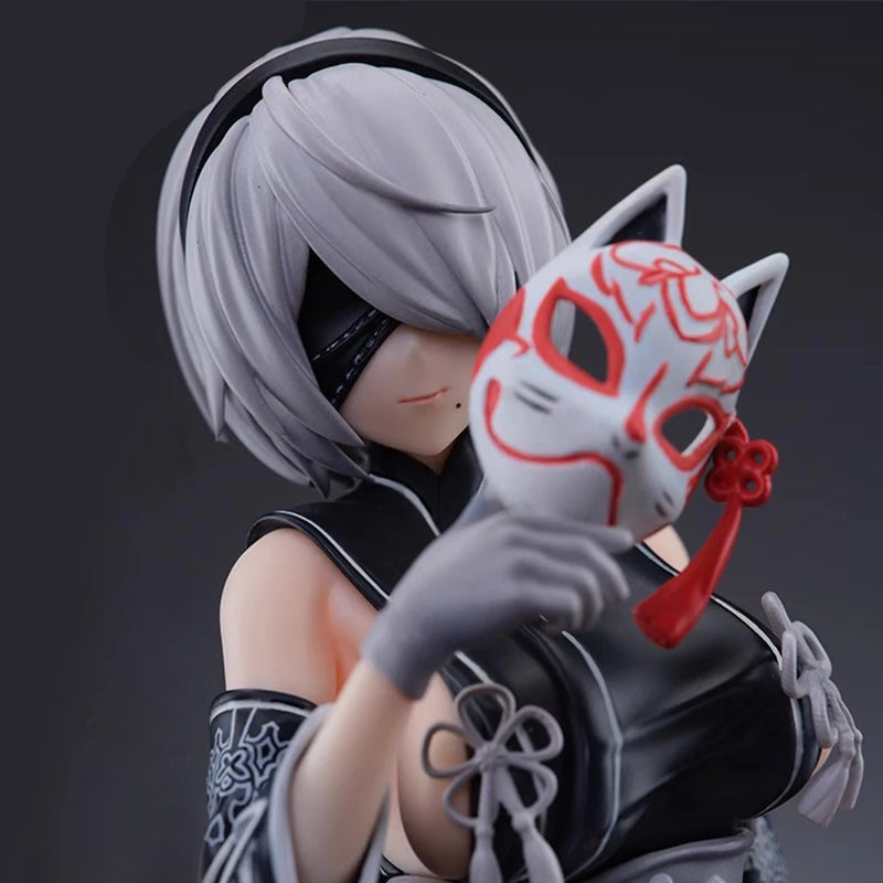 Figura 2B e A2 Nier Automata – Estilo Quimono | Estatueta Colecionável de Anime