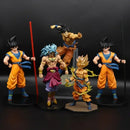 Dragon Ball Collectible – Goku & Vegeta, PVC Figure para Decoração e Brinquedo