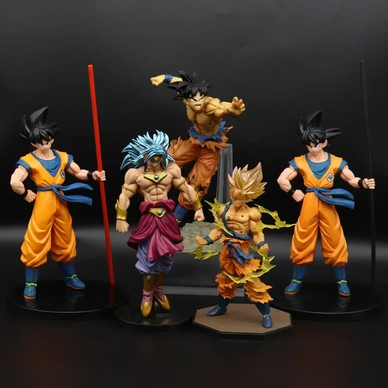 Dragon Ball Collectible – Goku & Vegeta, PVC Figure para Decoração e Brinquedo