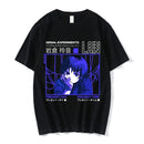 Camiseta Serial Experiments Lain Estilo Manga Unissex