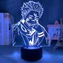 Luminária 3D LED Jujutsu Kaisen – Gojo, Itadori, Megumi & Toji