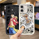 Case One Piece – Silicone Luxo Premium para iPhone | Estilo Anime & Proteção Suave