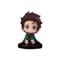 Demon Slayer Q Version 5pcs – Tanjiro, Inosuke, Zenitsu, Mini Figures Colecionáveis