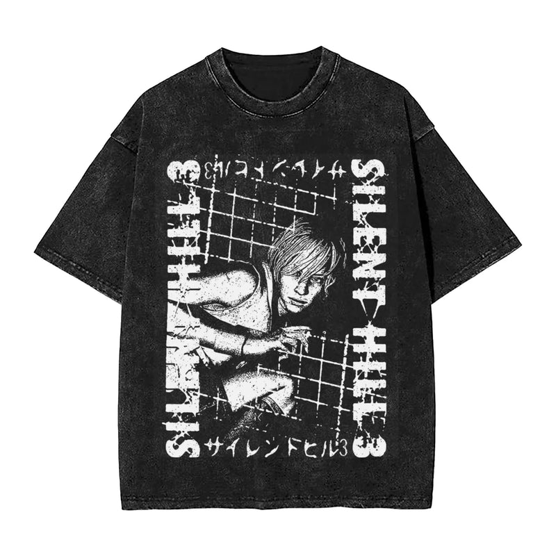 Camiseta Silent Hill Heaven’s Night – Estilo Streetwear Vintage Unissex | Estampa de Terror e Jogo Clássico