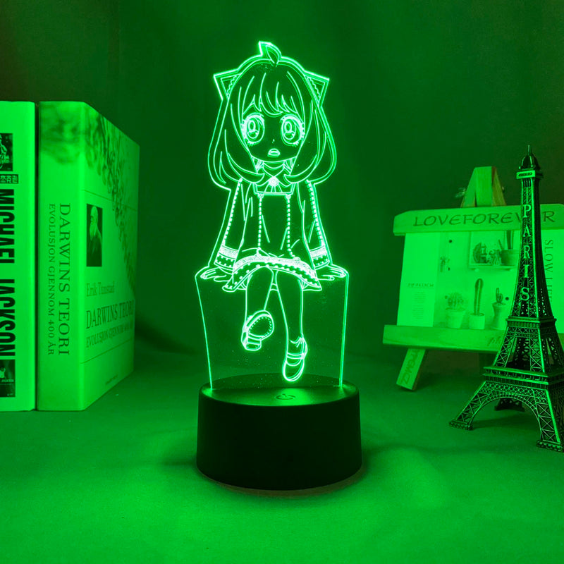 Luminária 3D LED Spy x Family – Anya Forger