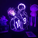 Luminária 3D LED Haikyuu – Shoyo Hinata