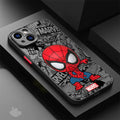 Case iPhone Marvel Cartoon – Groot / Spider-Man | Anti-Impacto Shockproof Armor