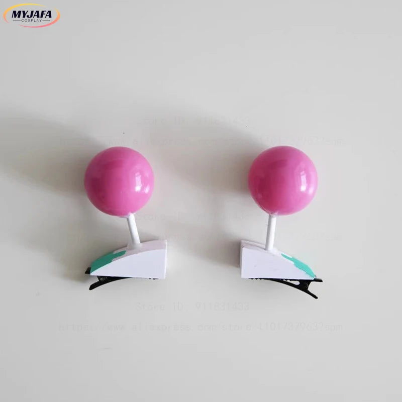 Cosplay Saiki Kusuo – Peruca Rosa + Acessórios | Alta Qualidade