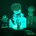 Luminária 3D LED Jujutsu Kaisen – Gojo, Itadori, Megumi & Toji