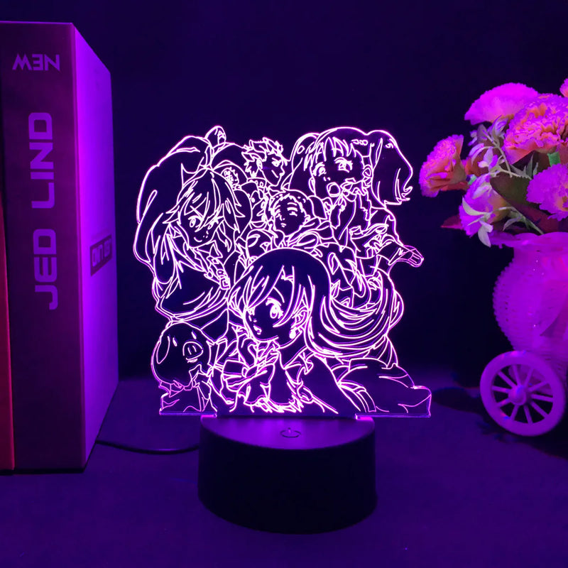 Luminária 3D LED The Seven Deadly Sins – Meliodas e Companhia