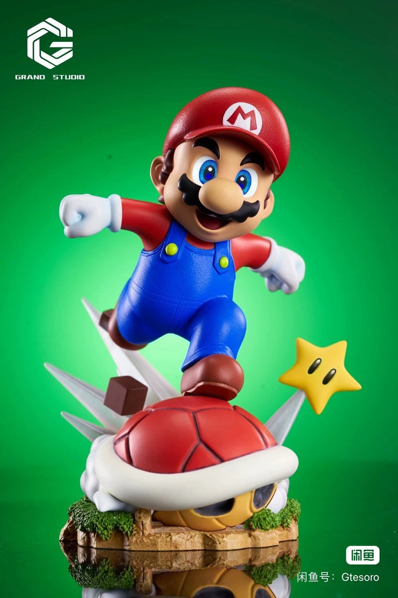 Super Mario Figure – 12cm Mario Run, PVC Colecionável