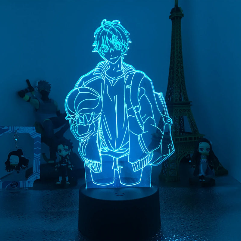 Luminária 3D LED Haikyuu – Shoyo Hinata