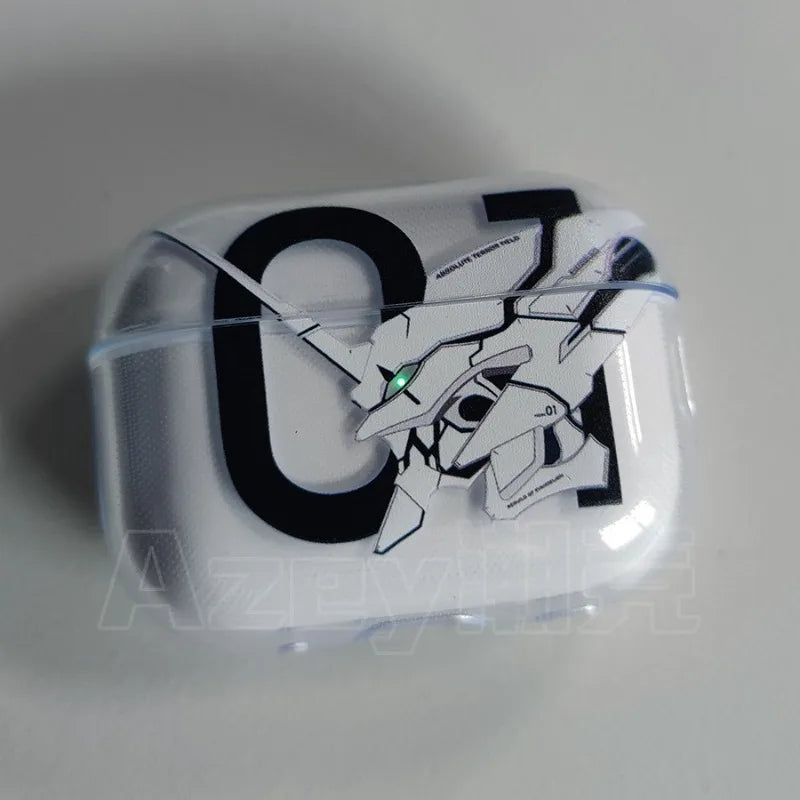 Case AirPods EVA-01 – Neon Genesis Evangelion | TPU Antidrop com Gancho (AirPods 1/2/3/4/Pro/Pro 2)