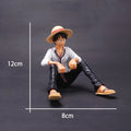 One Piece Figure – 12cm Luffy Sitting, PVC Colecionável