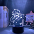 Luminária 3D LED Jujutsu Kaisen – Gojo, Itadori, Megumi & Toji