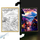 Luminária LED de Pintura – Decoração Criativa e Atmosfera Personalizada