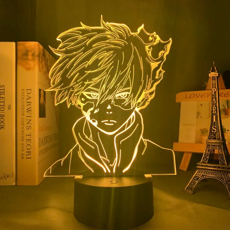 Luminária 3D LED My Hero Academia