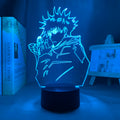 Luminária 3D LED Jujutsu Kaisen – Gojo, Itadori, Megumi & Toji