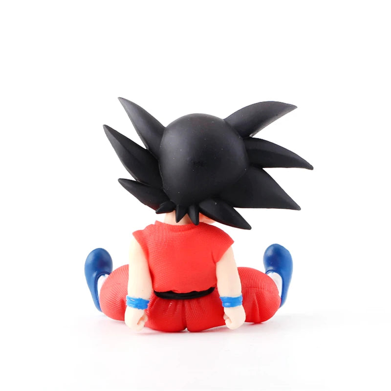 Dragon Ball Figure – 10cm Son Goku Super Saiyan Q Version, PVC Colecionável