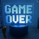 NEON GAMER 3D Lamp LED Night Light Gaming Setup RGB Children's Lamps Gamer Room Decoration Bedroom Table Lamp Personalized Gifts