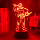 Luminária 3D LED Black Clover – Asta