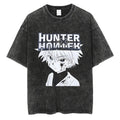 Camiseta Oversized Hunter×Hunter Kurapika Estilo Streetwear Vintage Unissex
