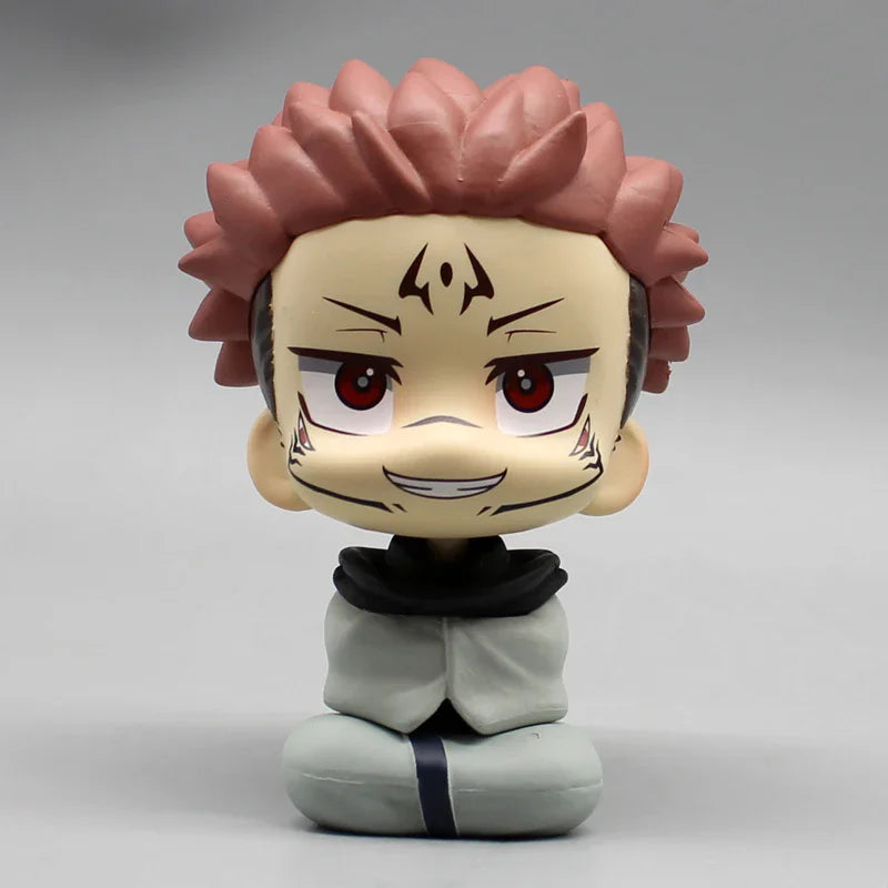 Jujutsu Kaisen Figures – Megumi, Nanami, Gojo & Toji, PVC Colecionável