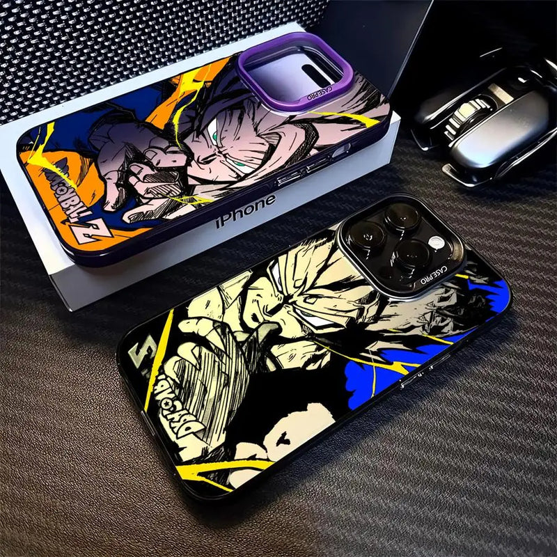 Case Dragon Ball Z – Edição Matte Premium para iPhone | Proteção + Estilo Anime