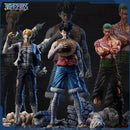 One Piece Figure – 30cm Roronoa Zoro & Vinsmoke Sanji, PVC Colecionável