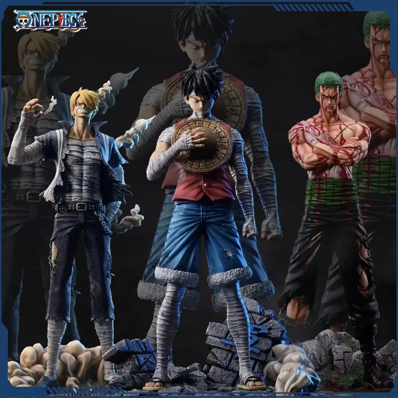One Piece Figure – 30cm Roronoa Zoro & Vinsmoke Sanji, PVC Colecionável