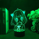 Luminária 3D LED Spy x Family – Anya Forger