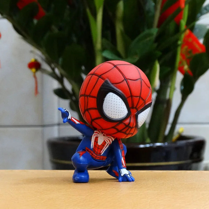 Marvel Spider-Man Figure – Action Figure PVC Colecionável, Decoração para Mesa e Bolo