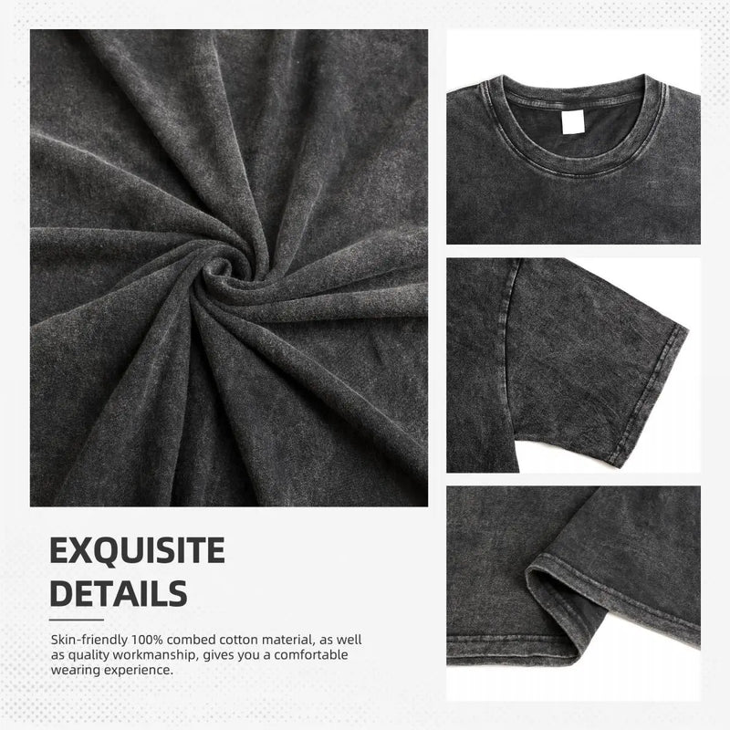 Camiseta Demon Slayer – Inosuke Vintage Washed Oversized Unissex